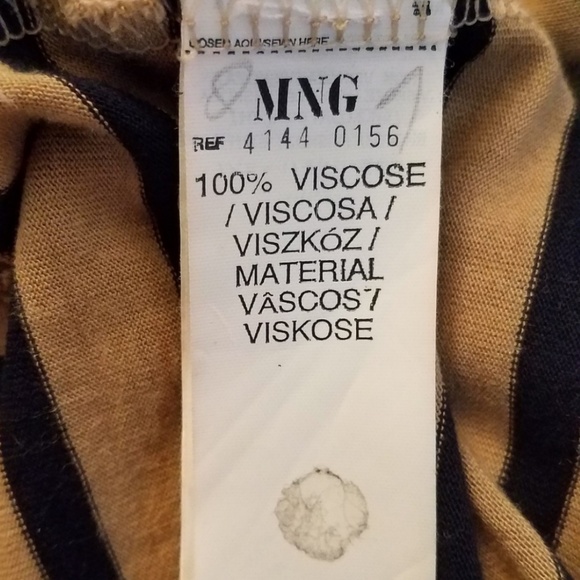 MNG by Mango gathered striped dress - Picture 5 of 6